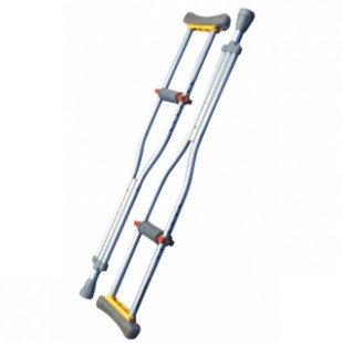 Adjustable Aluminum Crutches - Available for Biweekly Rental $10 or Monthly Rental $20. Purchase price $40 for pair.